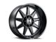 Hostile Omega Asphalt 8-Lug Wheel; 20x12; -44mm Offset (20-24 Sierra 2500 HD)