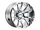 Hostile Rage Armor Plated 8-Lug Wheel; 20x9; 12mm Offset (07-10 Sierra 2500 HD)