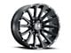 Hostile Typhoon Asphalt 8-Lug Wheel; 24x12; -44mm Offset (07-10 Sierra 3500 HD SRW)