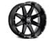 Hostile Alpha Asphalt 6-Lug Wheel; 22x10; -25mm Offset (19-24 Silverado 1500)