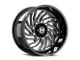 Hostile Twister Blade Cut 6-Lug Wheel; 20x10; -19mm Offset (19-24 Silverado 1500)