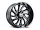 Hostile Demon Asphalt 8-Lug Wheel; 20x12; -44mm Offset (20-24 Silverado 2500 HD)