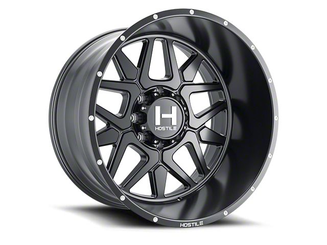 Hostile Diablo Asphalt 8-Lug Wheel; 20x12; -44mm Offset (07-10 Silverado 2500 HD)