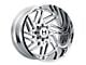 Hostile Jigsaw Armor Plated 8-Lug Wheel; 20x9; 12mm Offset (07-10 Silverado 2500 HD)