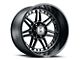 Hostile Lunatic Asphalt 8-Lug Wheel; 20x10; -19mm Offset (20-24 Silverado 2500 HD)