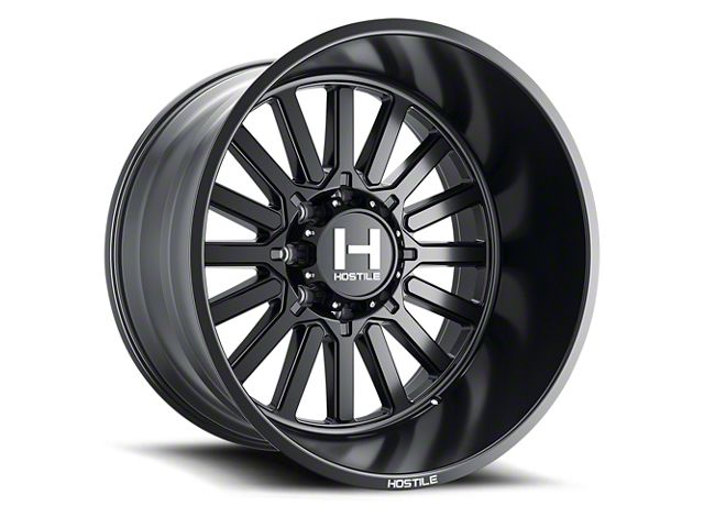 Hostile Titan Asphalt 8-Lug Wheel; 20x12; -44mm Offset (07-10 Silverado 2500 HD)