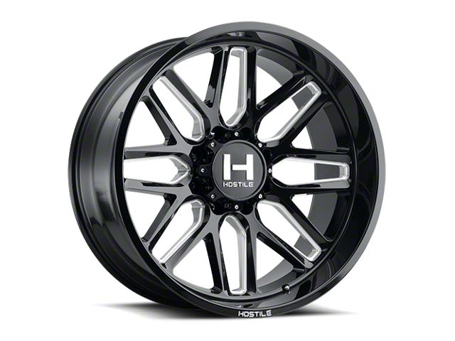 Hostile Vulcan Blade Cut 8-Lug Wheel; 20x12; -44mm Offset (07-10 Silverado 2500 HD)