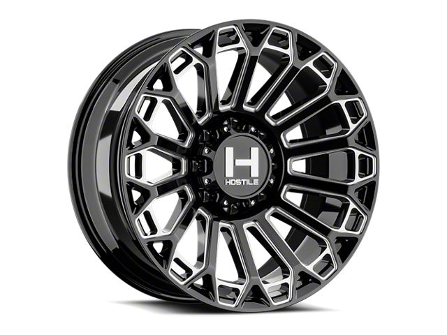 Hostile Warrior Blade Cut 8-Lug Wheel; 20x10; -19mm Offset (20-24 Silverado 2500 HD)