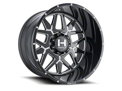 Hostile Diablo Blade Cut 8-Lug Wheel; 20x12; -44mm Offset (07-10 Silverado 3500 HD SRW)