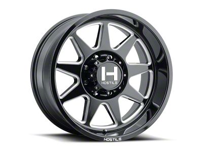 Hostile Omega Blade Cut 8-Lug Wheel; 20x12; -44mm Offset (07-10 Silverado 3500 HD SRW)