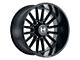 Hostile Predator Asphalt 8-Lug Wheel; 20x10; -19mm Offset (07-10 Silverado 3500 HD SRW)