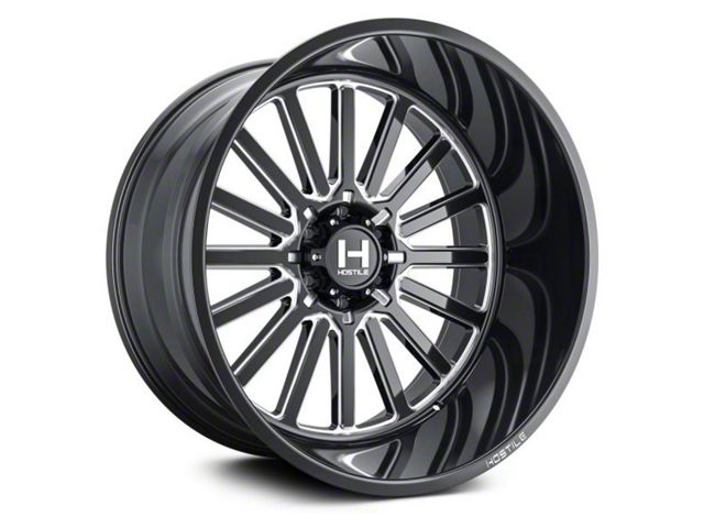 Hostile Titan Blade Cut 8-Lug Wheel; 22x10; -25mm Offset (20-24 Silverado 3500 HD SRW)