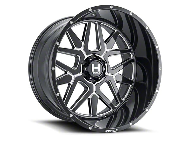 Hostile Diablo Blade Cut 6-Lug Wheel; 24x12; -44mm Offset (21-24 Tahoe)