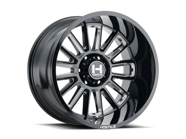 Hostile Predator Blade Cut 6-Lug Wheel; 20x10; -19mm Offset (21-24 Tahoe)