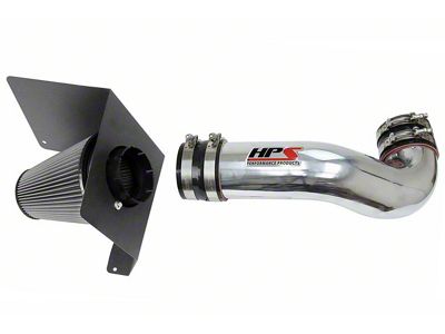 HPS Shortram Cold Air Intake; Polished (07-08 4.8L Sierra 1500)