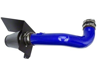 HPS Shortram Cold Air Intake; Blue (09-13 4.8L Silverado 1500)