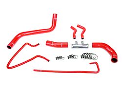 HPS Silicone Radiator Coolant Hose Kit; Red (11-14 3.5L EcoBoost, 3.7L F-150)