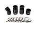 HPS High Temp Aramid Reinforced Silicone Intercooler Hose Boot Kit; Black (05-07 6.0L Powerstroke F-250 Super Duty)