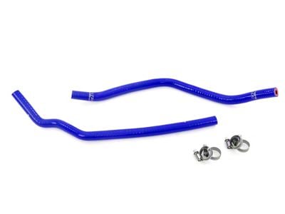 HPS Silicone Coolant Tank Supply Hose Kit; Blue (03-07 6.0L Powerstroke F-250 Super Duty)