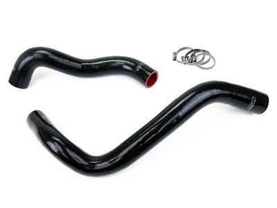 HPS Silicone Radiator Coolant Hose Kit; Black (99-01 7.3L Powerstroke F-250 Super Duty)