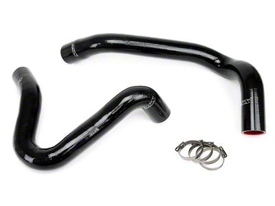 HPS Silicone Radiator Coolant Hose Kit; Black (99-01 7.3L Powerstroke F-250 Super Duty)