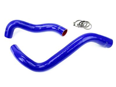 HPS Silicone Radiator Coolant Hose Kit; Blue (99-01 7.3L Powerstroke F-250 Super Duty)