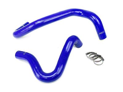 HPS Silicone Radiator Coolant Hose Kit; Blue (01-03 7.3L Powerstroke F-250 Super Duty)