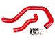 HPS Silicone Radiator Coolant Hose Kit; Red (03-07 6.0L Powerstroke F-250 Super Duty w/ Mono-Beam Suspension)