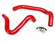 HPS Silicone Radiator Coolant Hose Kit; Red (99-01 7.3L Powerstroke F-250 Super Duty)