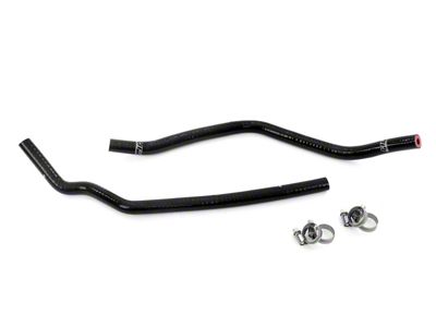 HPS Silicone Coolant Tank Supply Hose Kit; Black (03-07 6.0L Powerstroke F-350 Super Duty)