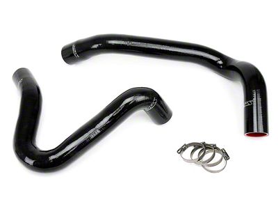 HPS Silicone Radiator Coolant Hose Kit; Black (99-01 7.3L Powerstroke F-350 Super Duty)