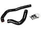 HPS Silicone Radiator Coolant Hose Kit; Black (99-02 5.9L I6 RAM 2500)