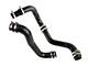 HPS Intercooler Hot and Cold Side Charge Pipes; Wrinkle Black (13-16 6.6L Duramax Sierra 2500 HD)