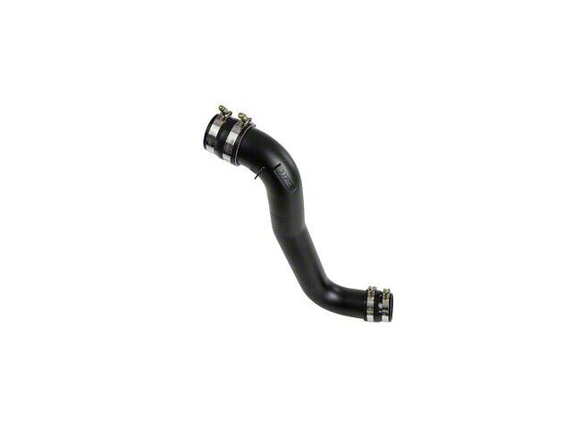 HPS Intercooler Cold Side Charge Pipe; Wrinkle Black (11-16 6.6L Duramax Sierra 3500 HD)