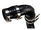 HPS Intercooler Hot Side Charge Pipe; Wrinkle Black (17-19 6.6L Duramax Sierra 3500 HD)