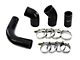 HPS High Temp Aramid Reinforced Silicone Intercooler Hose Boot Kit; Black (02-Early 04 6.6L Duramax Silverado 2500 HD)