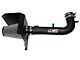 HPS Shortram Cold Air Intake; Wrinkle Black (15-18 5.3L Yukon)