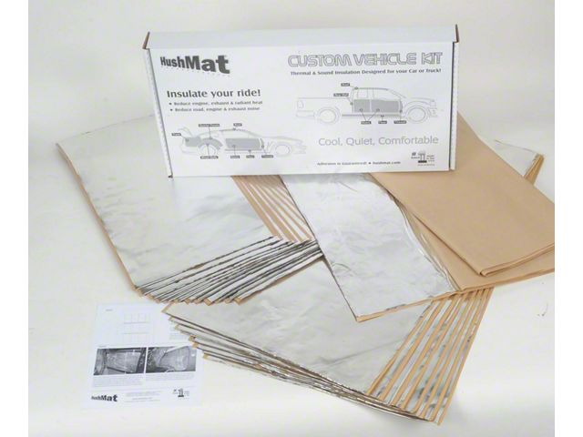 Sound Deadening and Thermal Insulation Complete Kit (07-13 Sierra 1500 Regular Cab, Extended Cab)