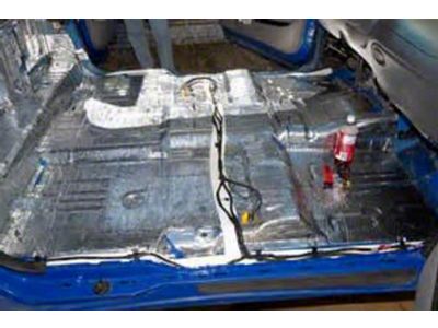 Sound Deadening and Insulation Kit; Floor Pan (07-14 Sierra 2500 HD Crew Cab)