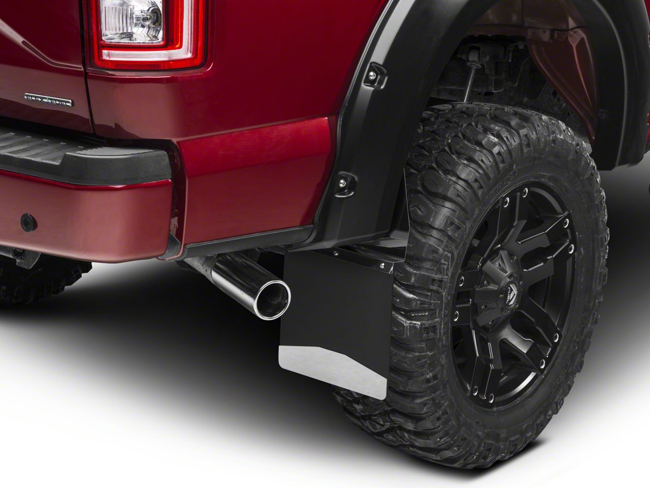 How to Install Husky 12 in. Wide KickBack Mud Flaps Stainless Steel Top Weight on your F 150 AmericanTrucks