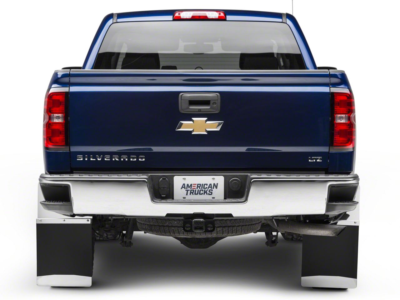 Husky Liners Silverado 1500 14-Inch Wide KickBack Mud Flaps; Front or ...