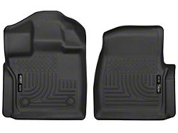 Husky Liners X-Act Contour Front Floor Liners; Black (15-24 F-150 Regular Cab)