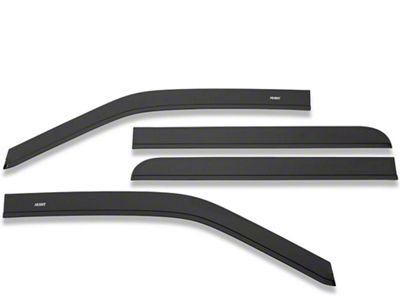 Husky Liners Low Profile Ventvisor Window Deflectors; Front and Rear; Matte Black (15-25 Canyon Crew Cab)