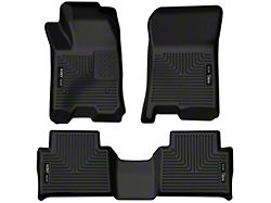 Husky Liners WeatherBeater Front and Second Seat Floor Liners; Black (23-24 Canyon)
