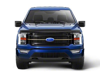 Husky Liners Aeroskin Hood Protector; Smoke (21-25 F-150 w/ Black Appearance Package)