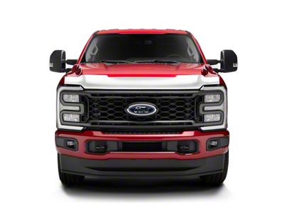 Husky Liners Aeroskin Hood Protector; Chrome (23-25 F-250 Super Duty)