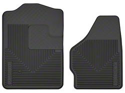 Husky Liners Heavy Duty Front Floor Mats; Black (99-10 F-250 Super Duty)