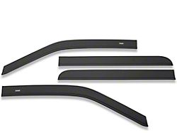 Husky Liners Low Profile Ventvisor Window Deflectors; Front and Rear; Matte Black (99-16 F-250 Super Duty SuperCrew)