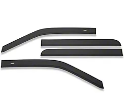 Husky Liners Low Profile Ventvisor Window Deflectors; Front and Rear; Matte Black (17-25 F-250 Super Duty SuperCrew)