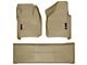 Husky Liners WeatherBeater Front and Second Seat Floor Liners; Footwell Coverage; Tan (08-10 F-250 Super Duty SuperCrew)